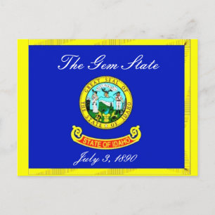 Idaho Flag Briefkaart