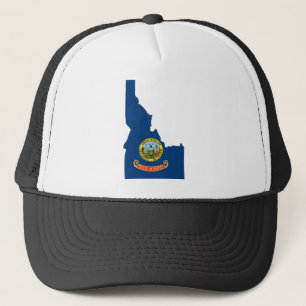 Idaho Flag Map Trucker Pet