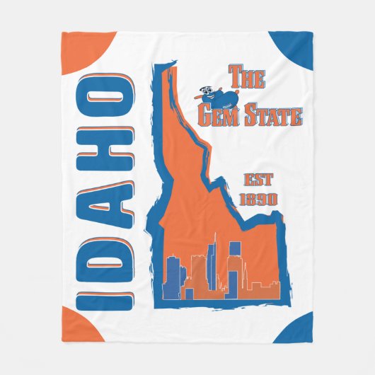 Idaho Fleece Blanket (Voorkant)