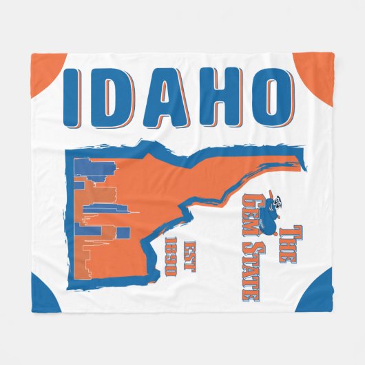 Idaho Fleece Blanket (Voorkant (Horizontaal))