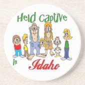 Idaho Funny Trailer Park Dessous de verre de grès (Devant)