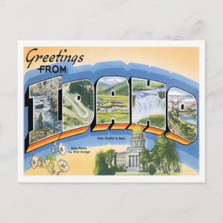 Idaho Greetings uit de VS Briefkaart