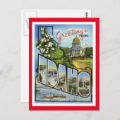Idaho Greetings uit de VS Briefkaart (Voorkant / Achterkant)