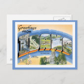 Idaho Greetings uit de VS Briefkaart (Voorkant / Achterkant)