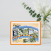 Idaho Greetings uit de VS Briefkaart (Staand voorkant)