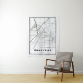 Idaho Herfsten Map Wandkleed (In situ)