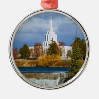 Idaho Herfsten Temple Metalen Ornament
