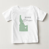 Idaho Home Grown | Bewerkbare kleuren State Map (Voorkant)
