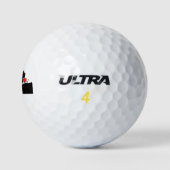 Idaho Home is waar het hart ligt Golfballen (Logo)