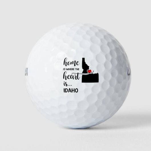 Idaho Home is waar het hart ligt Golfballen (Voorkant)