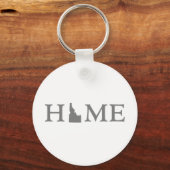 Idaho Home State Word Art Sleutelhanger (Voorkant)