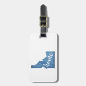 Idaho Home Wood Grain Bagagelabel (Voorkant verticaal)