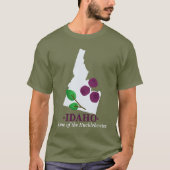 Idaho Huckleberries T-shirt (Voorkant)