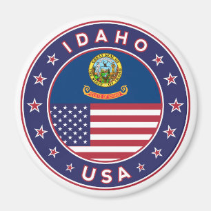 Idaho, Idaho USA, sticker Idaho Magneet