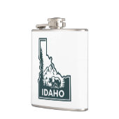 Idaho kaart Beer Heupfles (Links)