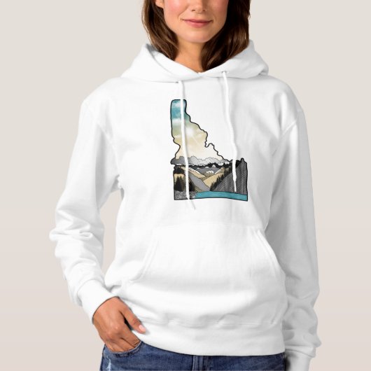 Idaho kleurrijk hoodie (Voorkant)