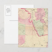 Idaho, Montana West Briefkaart (Voorkant / Achterkant)