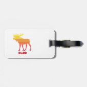Idaho Moose Bagagelabel (Achterkant horizontaal)