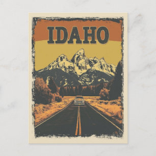Idaho Mountain Natuur Landscape Travel Briefkaart