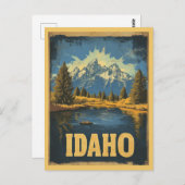  Idaho Mountain Natuur reizen Briefkaart (Voorkant / Achterkant)