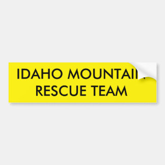 IDAHO MOUNTAIN RESCUE TEAM BUMPERSTICKER
