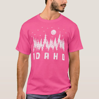 Idaho Natuur liefhebber Bomen Bos Wandelen T-shirt