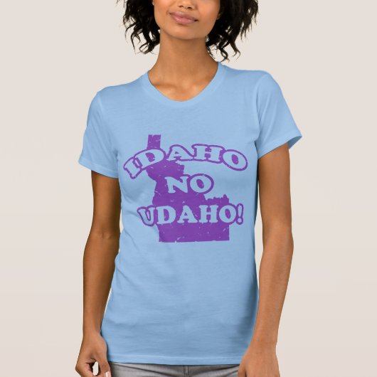 Idaho No Udaho T-shirt (Voorkant)