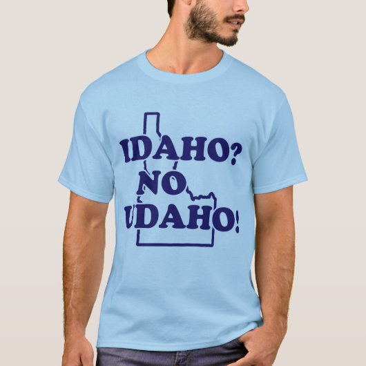 Idaho No Udaho T-shirt (Voorkant)