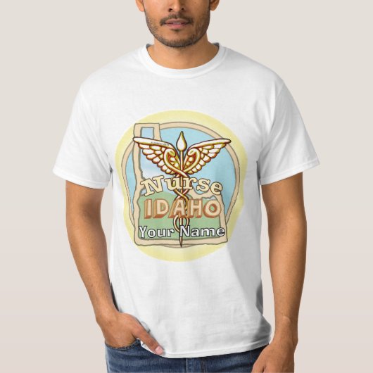Idaho Nurse Caduceus T-Shirt (Devant)