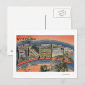 Idaho (Overheidskapitaal/Bloem) - Grote brief Briefkaart (Voorkant / Achterkant)