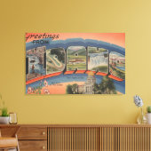 Idaho (Overheidskapitaal/Bloem) - Grote brief Canvas Afdruk (Insitu (Woonkamer))