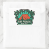 Idaho Panhandle National Forests Camping Rechthoekige Sticker (Tas)