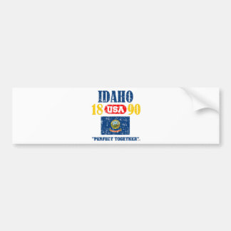 IDAHO-PERFECT SAMEN MET VERMINDERDE PRODUCTEN BUMPERSTICKER