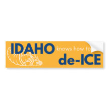 Idaho politieke bumpersticker