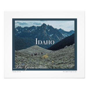 Idaho Poster Kunst