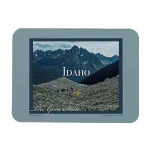 Idaho Poster Kunst Magneet