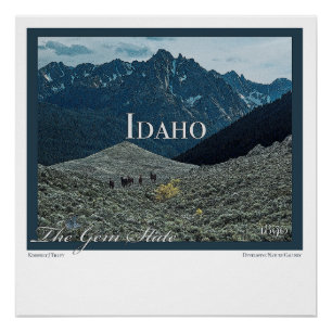 Idaho Poster Kunst Perfect Poster
