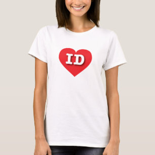 Idaho Red Heart - Ik hou van ID T-shirt