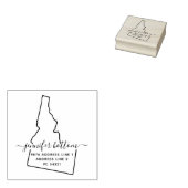 Idaho retouradresbedrijf 	rubberstempel (Gestempeld)