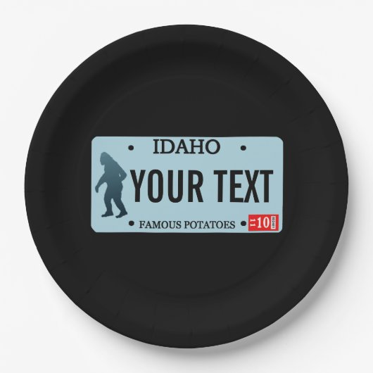 Idaho Sasquatch License Bord (Voorkant)