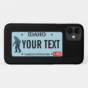 Idaho Sasquatch License Bord iPhone 11 Hoesje