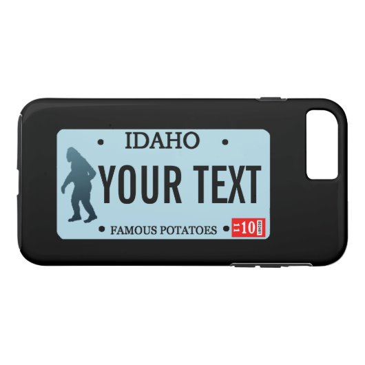 Idaho Sasquatch License Bord Case-Mate iPhone Case (Achterkant (Horizontaal))