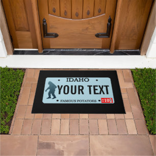 Idaho Sasquatch License Bord Deurmat