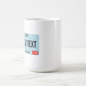 Idaho Sasquatch License Bord Koffiemok (Center)