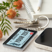 Idaho Sasquatch License Bord Sleutelhanger (Voorkant Rechts)