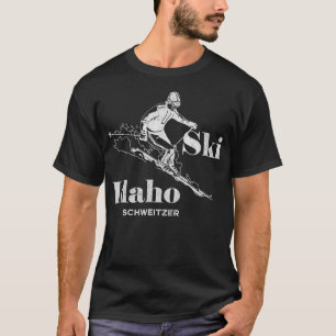 Idaho Schweitzer Skiën T-shirt