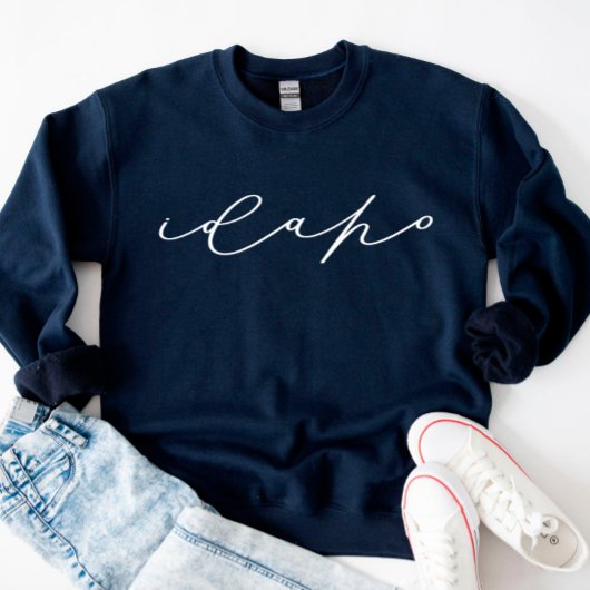 Idaho Script Sweatshirt de l'État féminin