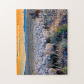 Idaho Sheep Grazing. kerstcadeautjes Legpuzzel (Verticaal)