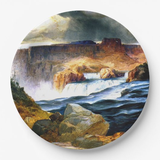 Idaho, Shoshone Herfsten, Snake River Papieren Bordje (Voorkant)