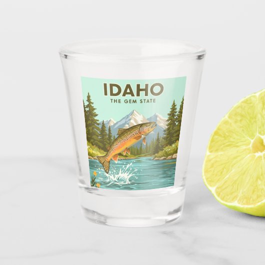 Idaho Shot Glas (Voorkant)